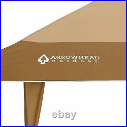 ARROWHEAD OUTDOOR 13x13 Pop-Up Canopy & Instant Shelter (Tan)