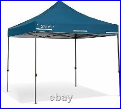 ARROWHEAD Outdoor 10x10 Heavy-Duty Pop-Up Canopy, Instant Shelter (Blue)