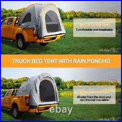 AUTOFIELD Truck Bed Camping Tent for 5.5-6 Ft Bed with Waterproof Rain Fly