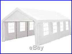 Abba 13 X 26 ft Heavy Duty Outdoor Domain Carport Enclosed Party Canopy, White