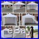 AbcCanopy 10x10ft Pop Up Party Tent Gazebo Canopy with Removable Sidewalls White