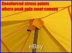 AbcCanopy 10x15 Yellow Ez Pop Up Tent Commercial instant Canopy with Roller Bag
