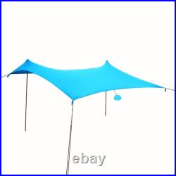 Adjustable Sun Shade Tent with Sandbag Anchors Make the Most of the For Beach