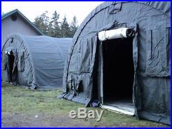 Alaska Structure Military Medical Shelter Tent Surplus 32 ft x 20 ft