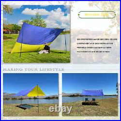 Alion Home© Utility Shade Tent Canopy with Poles For Camping Hiking Picnic Fishing