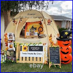 Alvantor 10'x10' Pop Up Vendor Booth Tent Events Commercial Outdoor Halloween