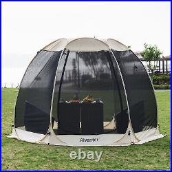 Alvantor 4-6 Person Pop Up Screen House Tent Mesh Canopy Gazebo 10'x10' Used