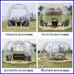 Alvantor 6' x 6' Bubble Tent Outdoor Instant Igloo Camping Canopy Pop Up Used