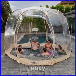 Alvantor 8-10 Person Pop Up Clear Bubble Tent Dome Outdoor Camping Bubble House