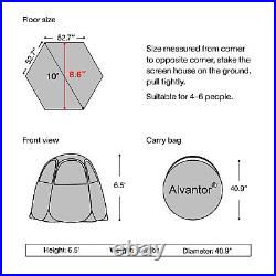 Alvantor Vendor Booth Event Tent Food Vendor Tent Portable Canopy Pop Up