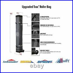 Ambassador Instant 10' x 10', Roller Bag and 4 Piece Spike Gray Shelter Canopy