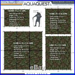 Aqua Quest Defender Tarp 100% Waterproof Heavy Duty Nylon Bushcraft Surviva
