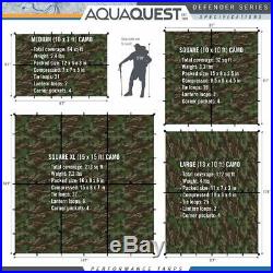Aqua Quest Defender Tarp Waterproof Heavy Duty Nylon Bushcraft Survival Shelter