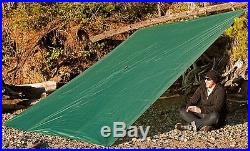 Aqua Quest'Guide' 100% Waterproof & Ultra Sil Tarp 10 x 13 ft Large Green