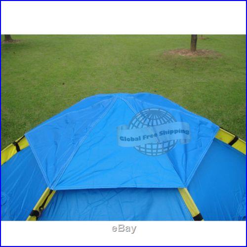 Automatic Instant Outdoor Pop up Family Large Tent for 6 People Hiking Camping