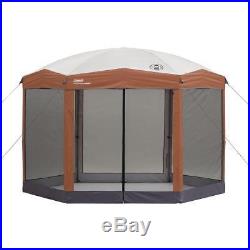 Back Home Hex 12' x 10' Instant Screenhouse Coleman Canopy Gazebo Screen Tent