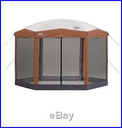 Bayzontrading 12-By-10-Foot Hex Instant Screened Canopy/Gazebo Wheeled Carry Bag