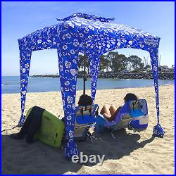 Beach Cabana Canopy Shelter Cool Sun Shade Tent 6' X 6' UPF 50+ Waterpro