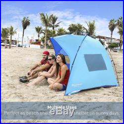 Beach Canopy Outdoor Portable Shade Tent Sun Shelter Umbrella Instant Setup Best