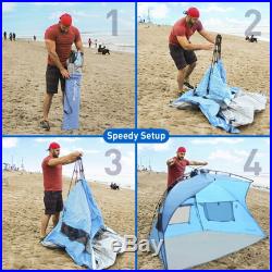 Beach Canopy Outdoor Portable Shade Tent Sun Shelter Umbrella Instant Setup Best
