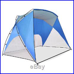 Beach Canopy Outdoor Shelter Camp Sun Shade Cabana Tent Portable Sport Blue
