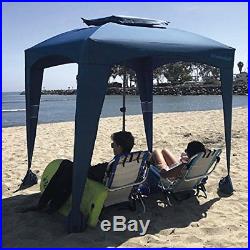 Beach & Sports Cabana Cool and Comfortable Large Shade Area 6'' X 6'' Navy