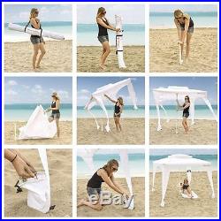 Beach Sports Cabana Tent Umbrella Cool Comfortable Large Shade Area Elegant