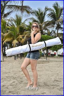 Beach Sports Cabana Tent Umbrella Cool Comfortable Large Shade Area Elegant