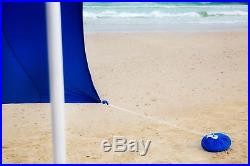 Beach Sun Shade Lightweight Canopy Portable Sun Shelter with Sandbag Anchor