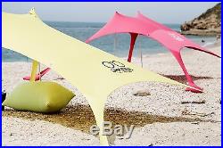Beach Sunshade Outdoor Camping Beach Canopy Italian Lycra Tent UV Block XL Blue