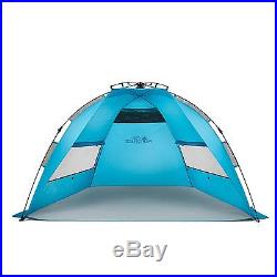 Beach Tent Sun Shelter Cabana Canopy Shade Blue Camping Portable Hiking Pop Up