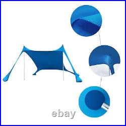 Beach Tent Sun Shelter Portable Sun Shade Canopy Awning with Storage Bag