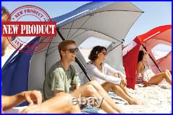 Beach Umbrella Sun Tent Family Pool Camping Sport Shelter Canopy XL Outdoor 8ft
