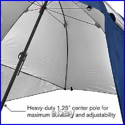 Beach Umbrella Sun Tent Family Pool Camping Sport Shelter Canopy XL Outdoor 8ft