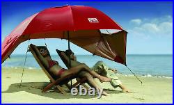 Beach Umbrella Tent Wind Shelter Sports Canopy Cabana Travel Sun Shade Summer