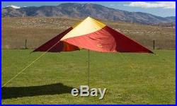 Big Agnes Deep Creek Tarp Shelter Small YellowithRed
