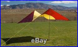 Big Agnes Deep Creek Tarp Shelter Small YellowithRed
