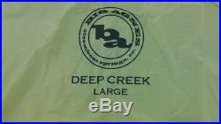 Big Agnes Large Deep Creek Bug House Shelter & Green Leaf Tarp