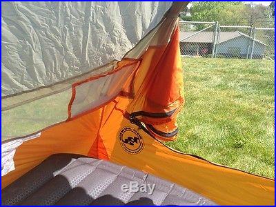 Big Agnes Scout UL 2 Ultralight 2 Person Tent Trekking Pole Setup 1 lb 9 oz