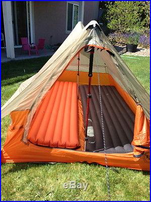 Big Agnes Scout UL 2 Ultralight 2 Person Tent Trekking Pole Setup 1 lb 9 oz