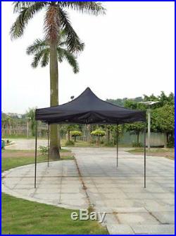 Black 10x15 Instant Canopy Beach Sun Shade Tailgate Shelter Home Backyard Gazebo