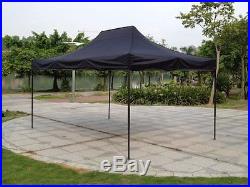 Black 10x20 Instant Canopy Beach Sun Shade Tailgate Shelter Home Backyard Gazebo