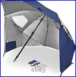 BlueSport-Brella Premiere XL UPF 50+ Umbrella Sun & Rain Protection for Bea
