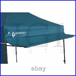 Blue 10'x10' Folding Canopy Instant Shelter Tent Heavy Duty Pop Up Easy Setup