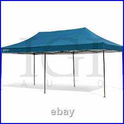 Blue 10'x20' Pop Up Canopy Instant Shelter Easy Setup Water UV Resistant