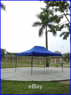 Blue 10x20 Instant Canopy Beach Sun Shade Tailgate Shelter Home Backyard Gazebo