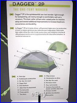 Brand New Nemo Dagger 2p (2019) Backpacking Tent With Footprint Included