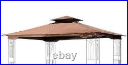 Brown Replacement Gazebo Canopy for 10 X 12 Regency Ii Patio Easily Update Your