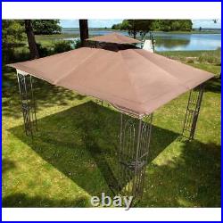 Brown Replacement Gazebo Canopy for 10 X 12 Regency Ii Patio Easily Update Your