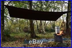 Bushcraft / Camping / Wax Cotton / Oil cloth / Winter Tarp